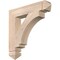 Ekena Millwork Imperial Arts & Crafts Smooth Bracket, Douglas Fir, 3 1/2"W x 20"D x 20"H BKT04X20X20IMP03SDF - alternate 1